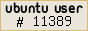 The Ubuntu Counter Project - user number # 11389